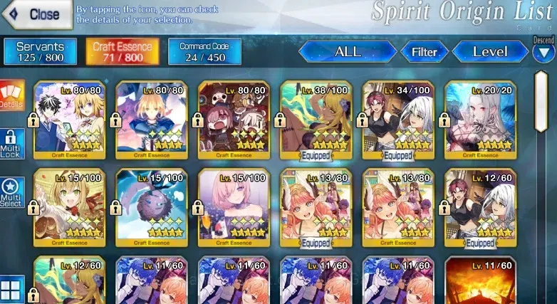 Fate-Grand Order Accounts NA Lv 122|5 limited ssr| Kama(Avenger), Tiamat, Dr image 9