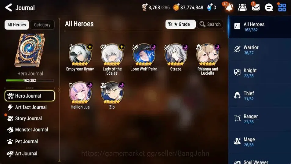 Epic Seven Accounts High-End Global Unverif | 7 ML(LOTScales,Straze,Zio,RAL,LW Peira,Etc.) | PoH+Bless ON | Stigma 67.7K 4