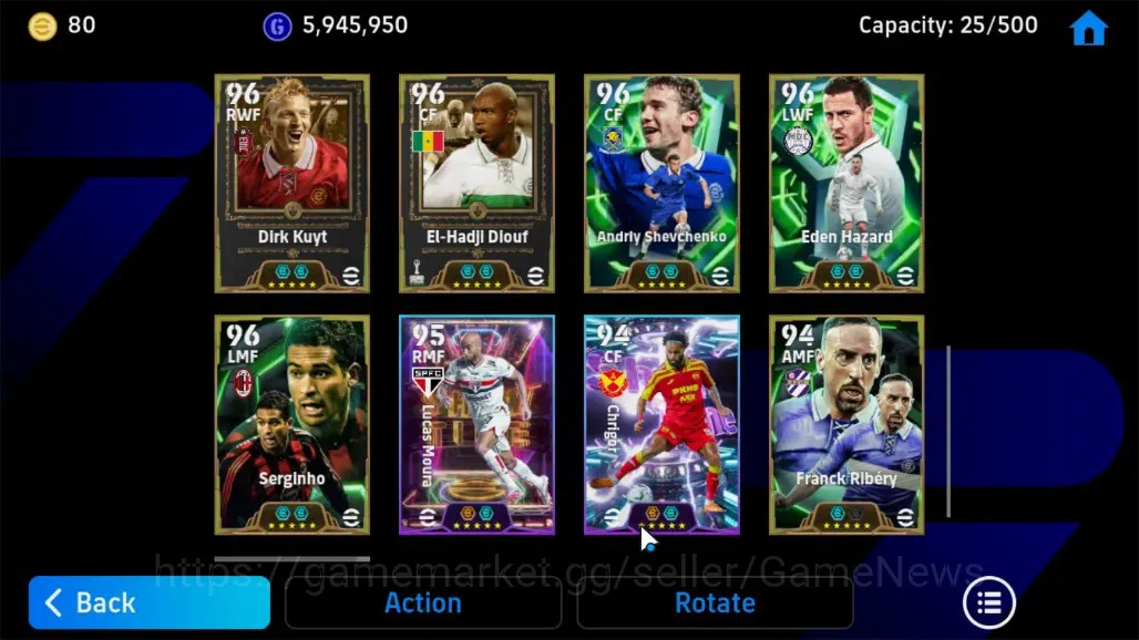 eFootball Accounts Android|Epic Marcelo Naruto,S.Gerrard,Giorgio C,Ma image 11