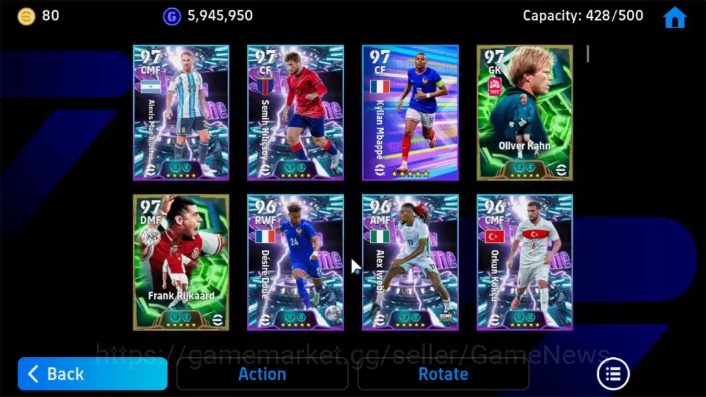 eFootball Accounts Android|Epic Marcelo Naruto,S.Gerrard,Giorgio C,Ma image 6