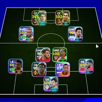 eFootball Accounts Legends & Iconic Players Android|Power 2969|Epic Marco van Basten,Daniele Massaro|Show Time Thibaut