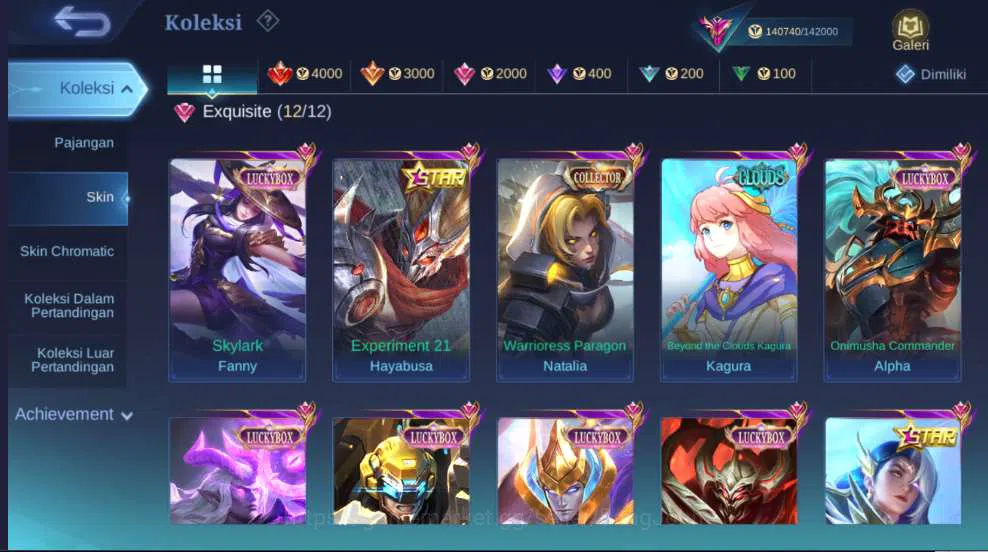 Mobile Legends: Bang Bang Accounts Hero 127 | Skin 412 | Legend Franco+Freya, Collect image 10