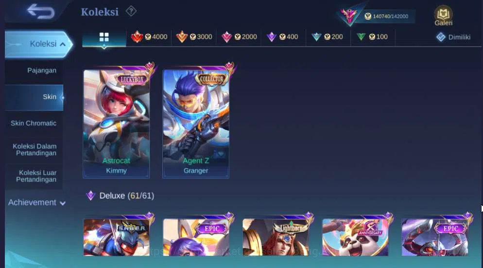 Mobile Legends: Bang Bang Accounts Hero 127 | Skin 412 | Legend Franco+Freya, Collect image 11