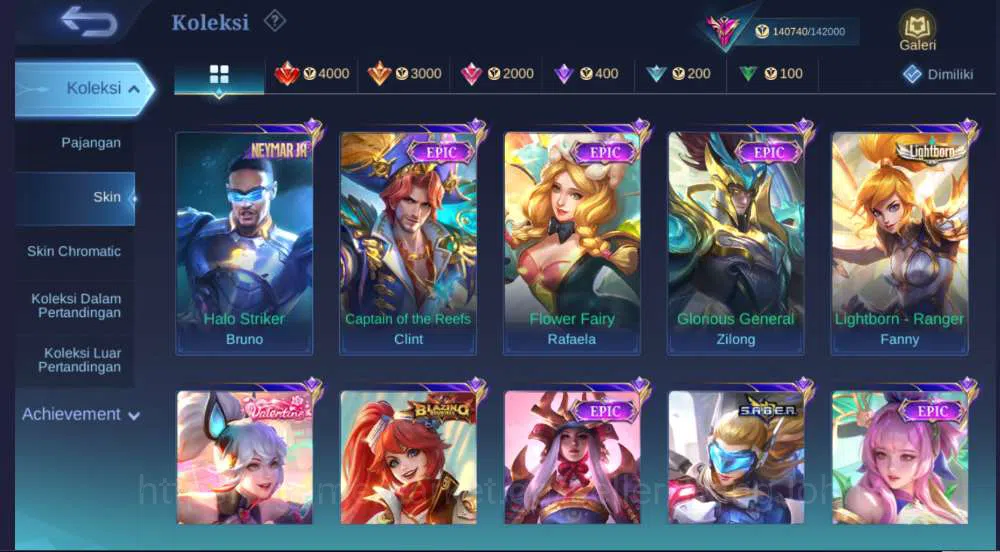 Mobile Legends: Bang Bang Accounts Hero 127 | Skin 412 | Legend Franco+Freya, Collect image 12