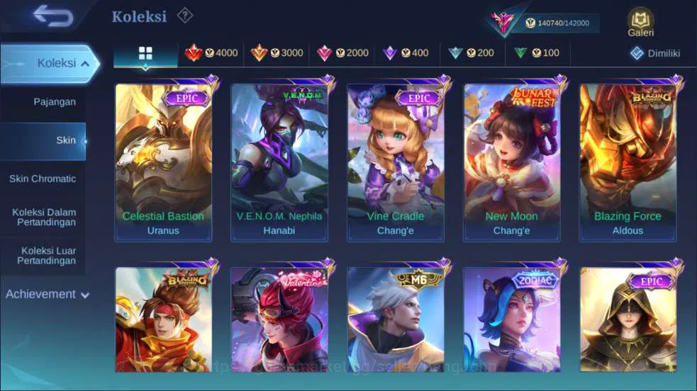 Mobile Legends: Bang Bang Accounts Hero 127 | Skin 412 | Legend Franco+Freya, Collect image 15