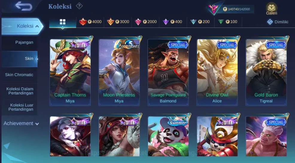 Mobile Legends: Bang Bang Accounts Hero 127 | Skin 412 | Legend Franco+Freya, Collect image 18