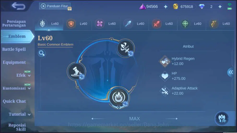 Mobile Legends: Bang Bang Accounts Hero 127 | Skin 412 | Legend Franco+Freya, Collect image 5