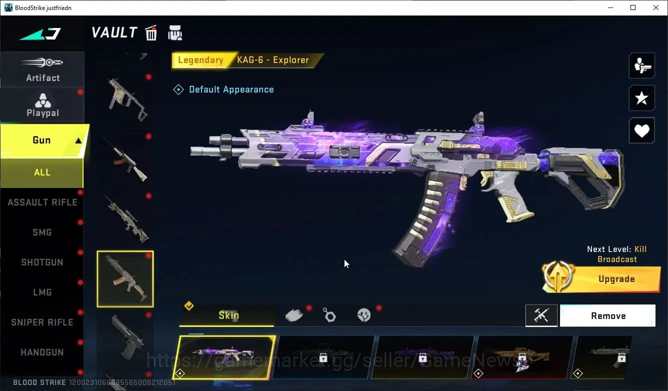 Blood Strike Accounts ASIA|1 ETERNAL AUG-Empyrean|1 ULTRA UMP45-Ascensio image 6