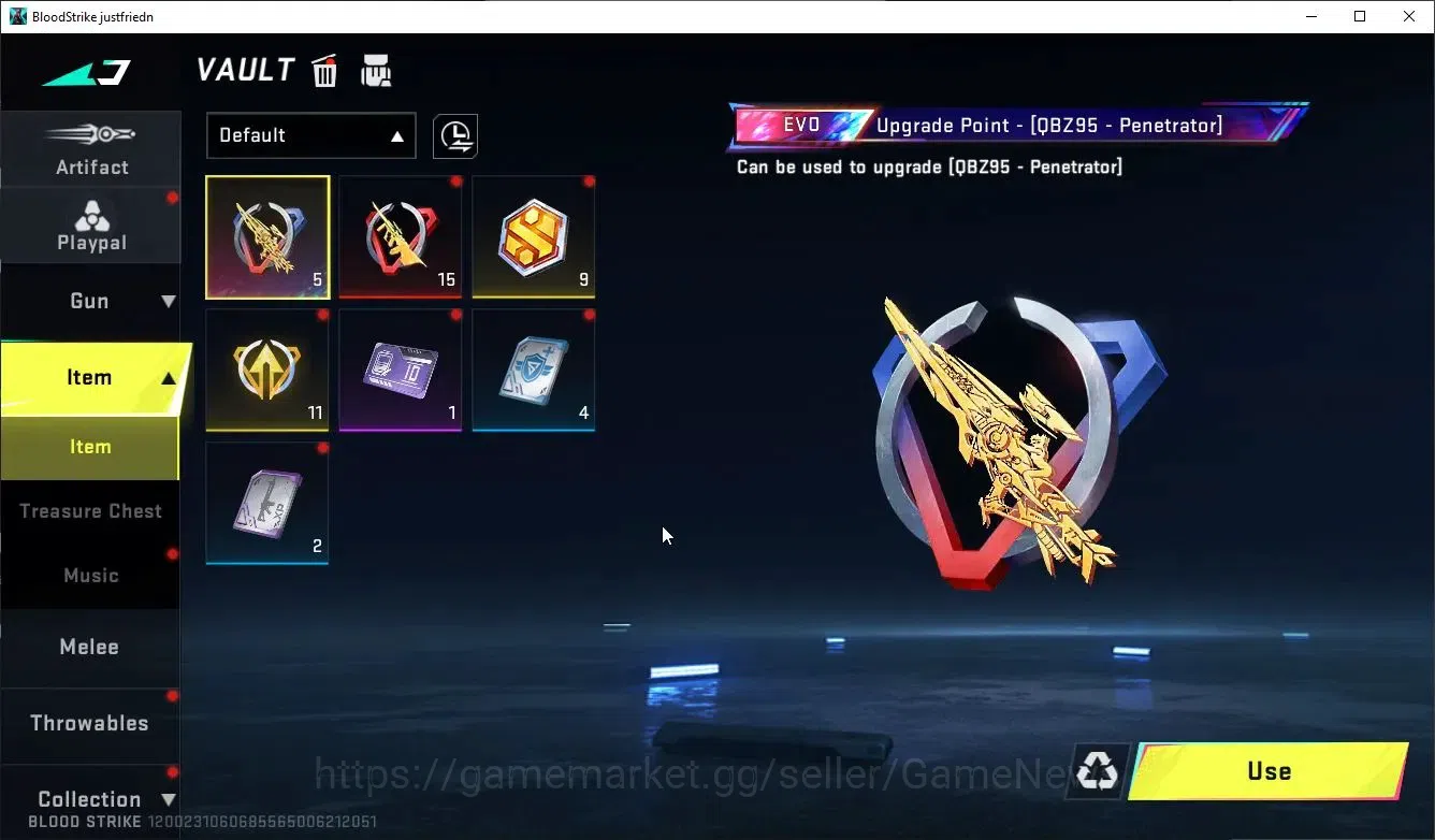 Blood Strike Accounts ASIA|1 ETERNAL AUG-Empyrean|1 ULTRA UMP45-Ascensio image 7