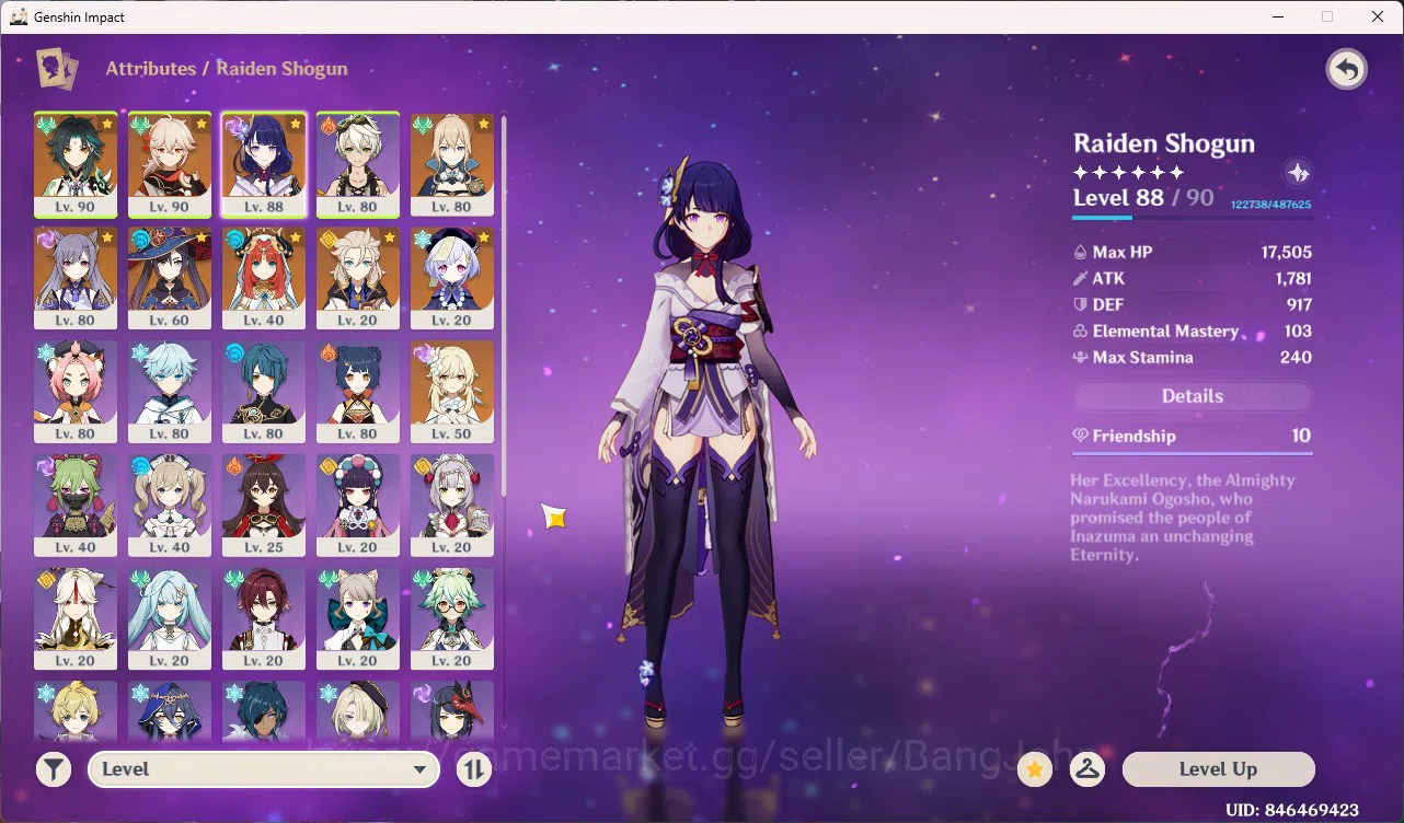 Genshin Impact Accounts ASIA|AR50|5 Limit|Xiao,Kazuha,Raiden Ei, Nilou, Al image 2
