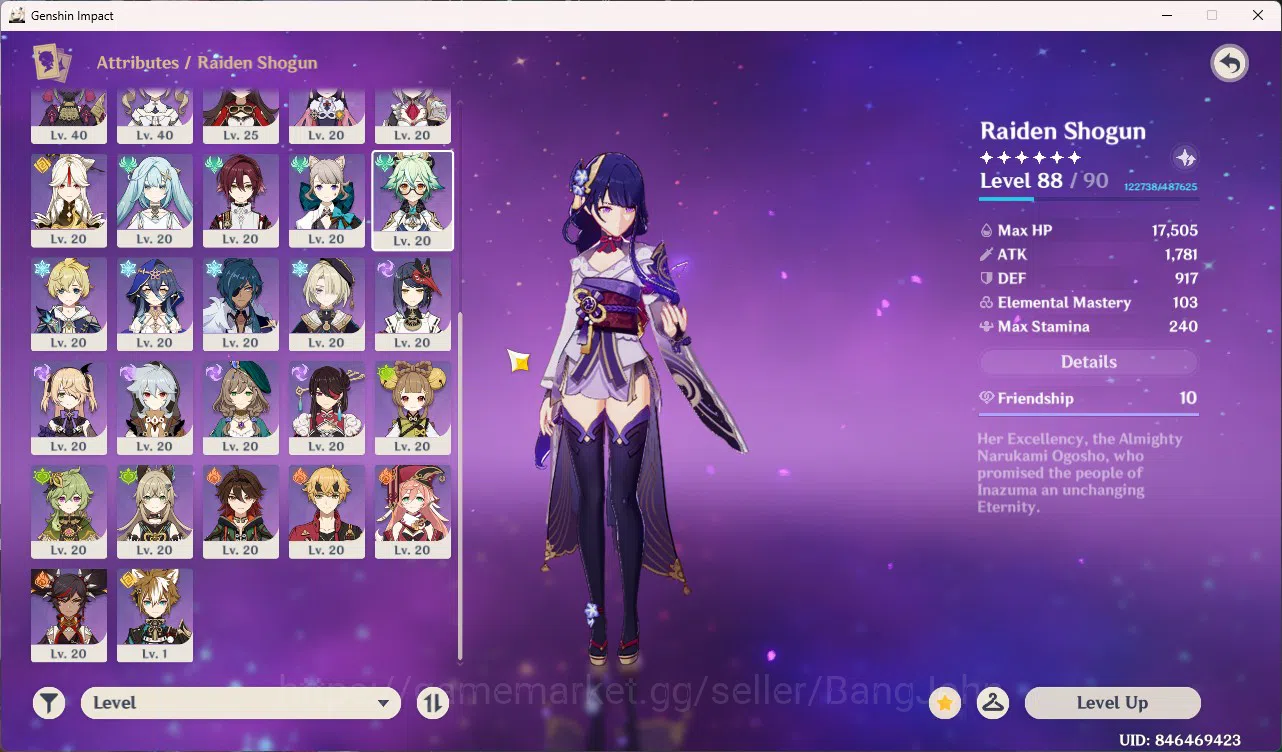 Genshin Impact Accounts ASIA|AR50|5 Limit|Xiao,Kazuha,Raiden Ei, Nilou, Al image 3