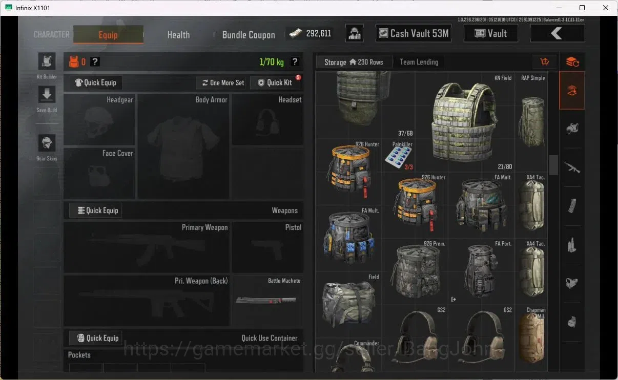Arena Breakout Accounts MOBILE Lvl 30|SV 57M|CV 53M|MORE SKIN,KOI LR-AR2,0 image 4