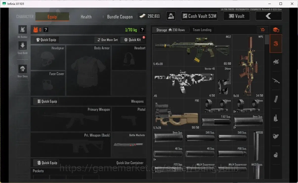 Arena Breakout Accounts MOBILE Lvl 30|SV 57M|CV 53M|MORE SKIN,KOI LR-AR2,0 image 7