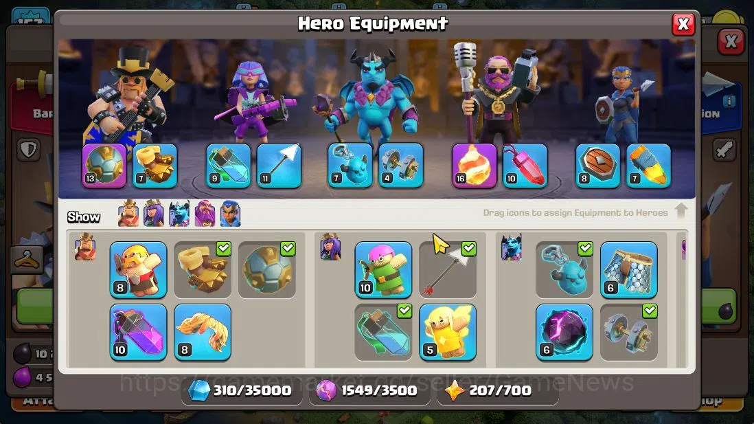 Clash of Clans Accounts TH 14 - BH 9|Limited Skin|LV 157|HH 7|BK 56,AQ 57, image 10
