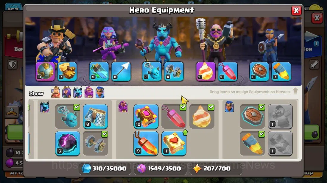 Clash of Clans Accounts TH 14 - BH 9|Limited Skin|LV 157|HH 7|BK 56,AQ 57, image 11