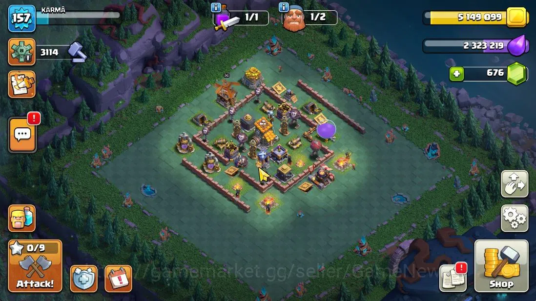 Clash of Clans Accounts TH 14 - BH 9|Limited Skin|LV 157|HH 7|BK 56,AQ 57, image 8