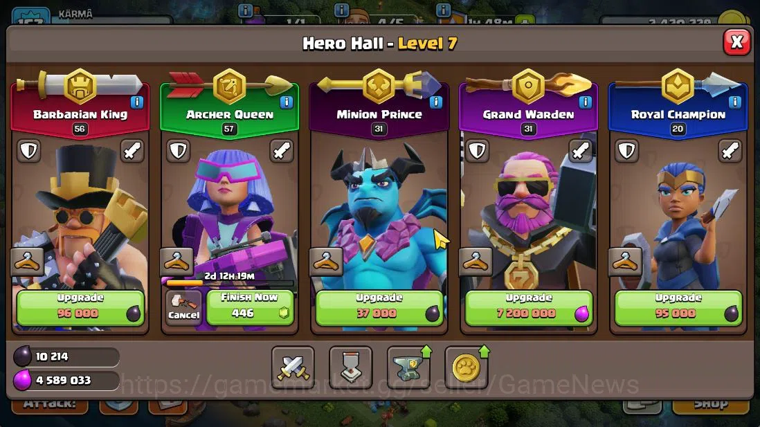 Clash of Clans Accounts TH 14 - BH 9|Limited Skin|LV 157|HH 7|BK 56,AQ 57, image 9