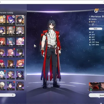 Honkai Star Rail Accounts Mid Game Asia|TL 46|6 Limited (Mortenax Blade)+Sign, Ashveil,Acheron,Huohuo,Gilgamesh,Dr Ratio +3