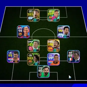 eFootball Accounts Legends & Iconic Players Android|Big Time Rodri Spain '26|6 Epic Marco van Basten,Carles Puyol,Sergio