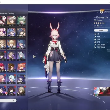 Honkai Star Rail Accounts Others Asia|TL 62|7 Limited| Evanescia E4,Sparkle,Archer,Huohuo,Fu Xuan,Silver Wolf,Yunli +3 STD