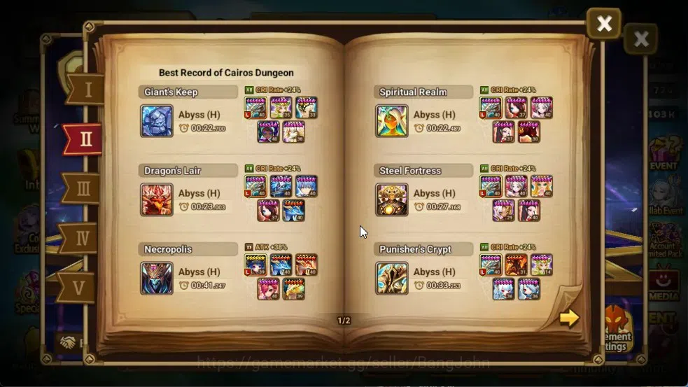 Summoners War: Sky Arena Accounts End-Game ASIA | Lv100 2LND(Zerath,Salah) 27NB5 10