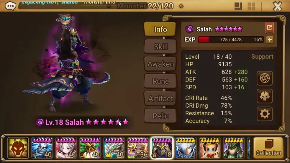 Summoners War: Sky Arena Accounts End-Game ASIA | Lv100 2LND(Zerath,Salah) 27NB5 2
