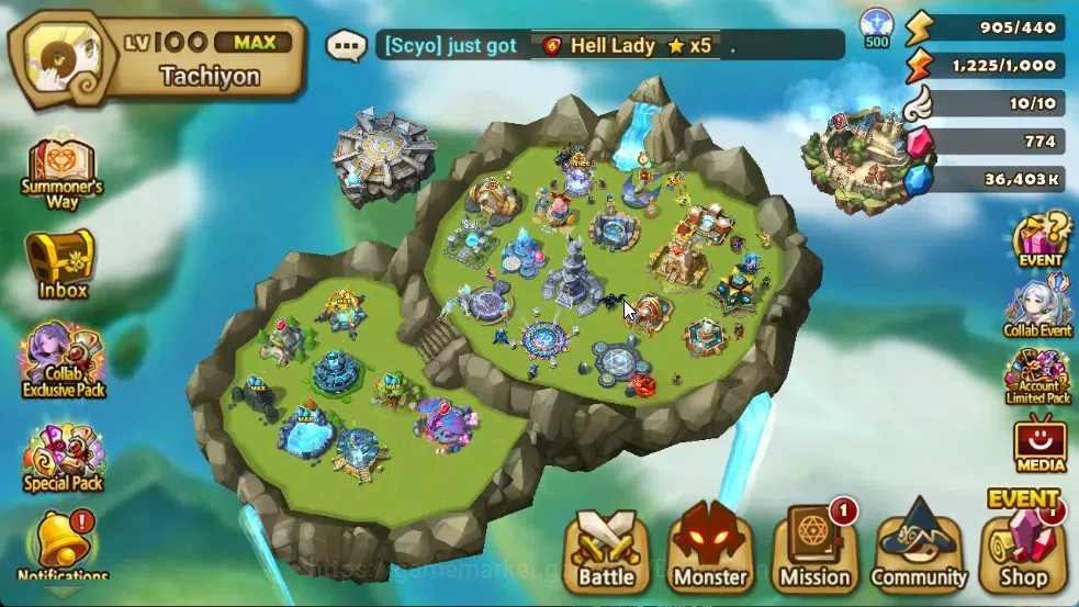 Summoners War: Sky Arena Accounts End-Game ASIA | Lv100 2LND(Zerath,Salah) 27NB5 6