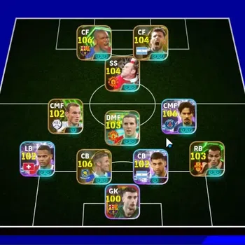 eFootball Accounts Legends & Iconic Players Android|11 Epic Samuel Eto'o,Gary Cahill,Cafu,Wayne Rooney,Sergio Aguero Etc|8