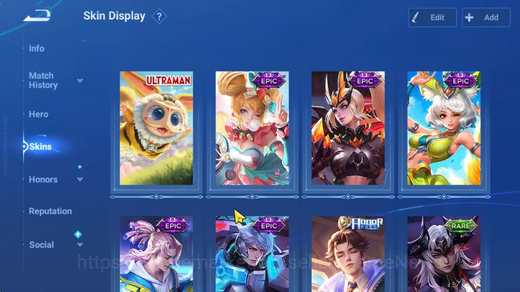Honor of Kings Accounts Hero 49 Skin 36|Legend(Consort Yu,Lady Sun),LOM(Gu image 4