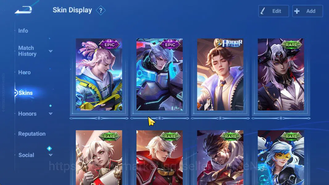 Honor of Kings Accounts Hero 49 Skin 36|Legend(Consort Yu,Lady Sun),LOM(Gu image 5