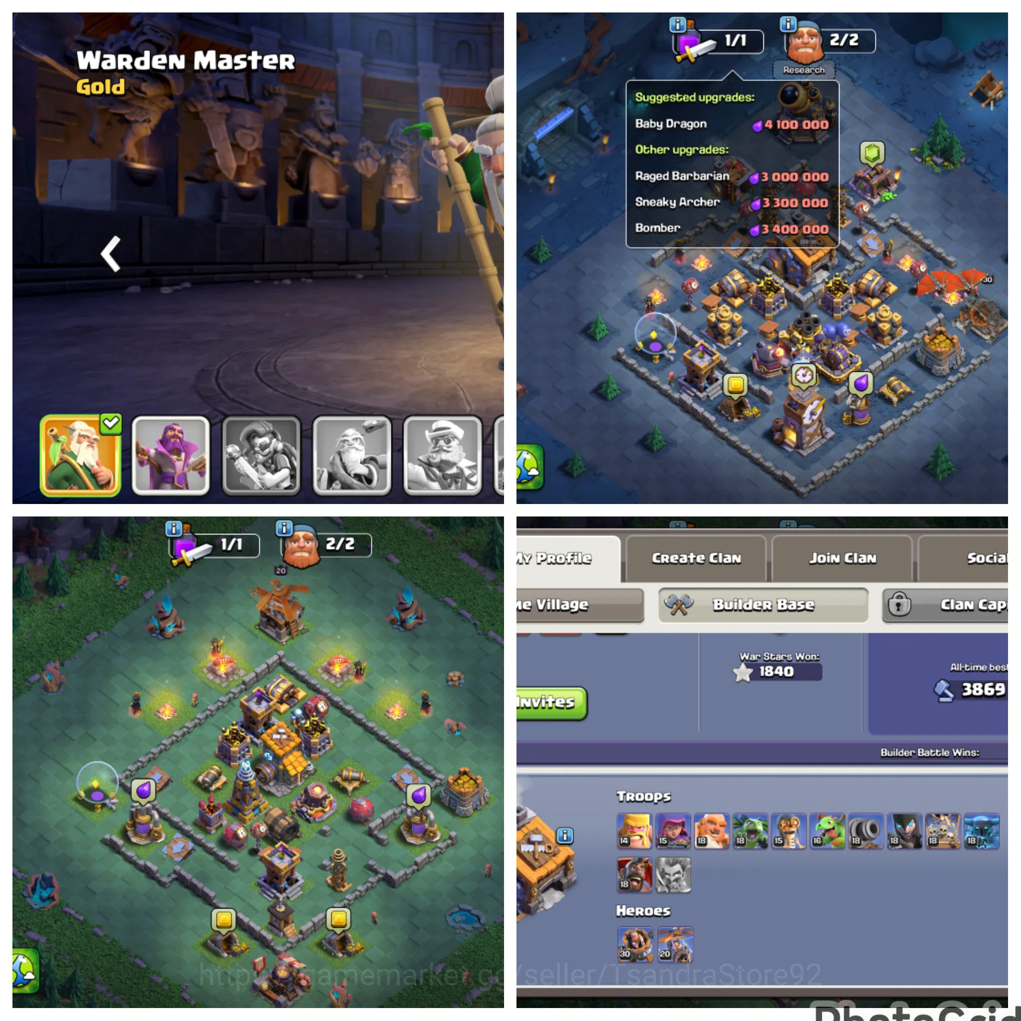 Clash of Clans Accounts EX LEGEND LEAGUE |TH 14 LVL 211 100% Fullymax|BK 8 image 5