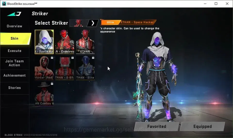 Blood Strike Accounts ASIA|2 ULTRA[ETHAN-Space Hacker,M82-JadeTempest Lv image 3