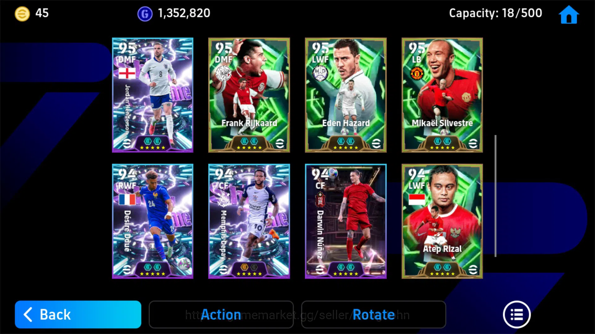 eFootball Accounts Android Power 3136 | Ruud Gullit Epic DB | Pack Ba image 4
