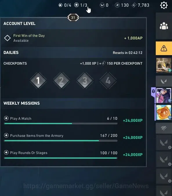 Valorant Accounts AP Server|Lvl 31|Iron 2 V26 Act III|11 Agent (KAY/ image 9