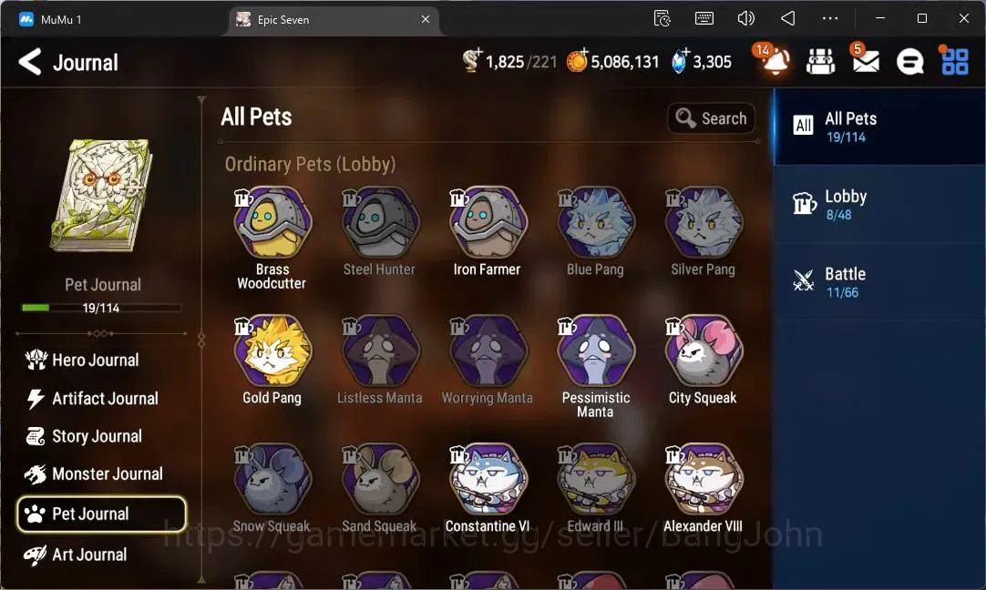 Epic Seven Accounts Limited Hero Global Unverif |4 Ligt(NW Luna,S Taeyou,A Laika,M Chloe)|PoH ON|SS 3,3K|Stigma 17K|Log 10