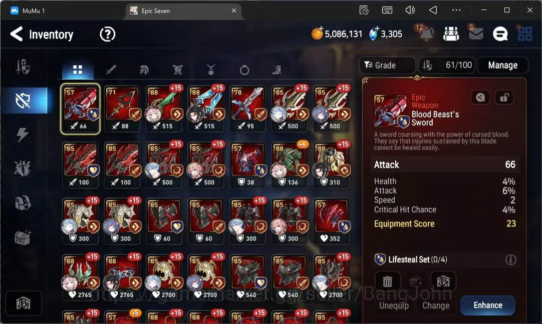 Epic Seven Accounts Limited Hero Global Unverif |4 Ligt(NW Luna,S Taeyou,A Laika,M Chloe)|PoH ON|SS 3,3K|Stigma 17K|Log 18