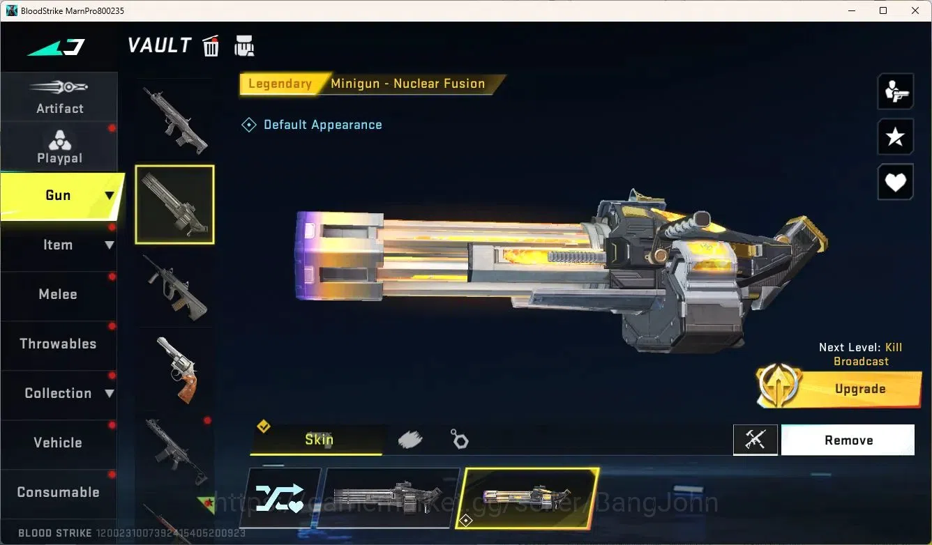 Blood Strike Accounts ASIA | Legendary Katana-Ronin | Collab MCX-EVA-00, image 3