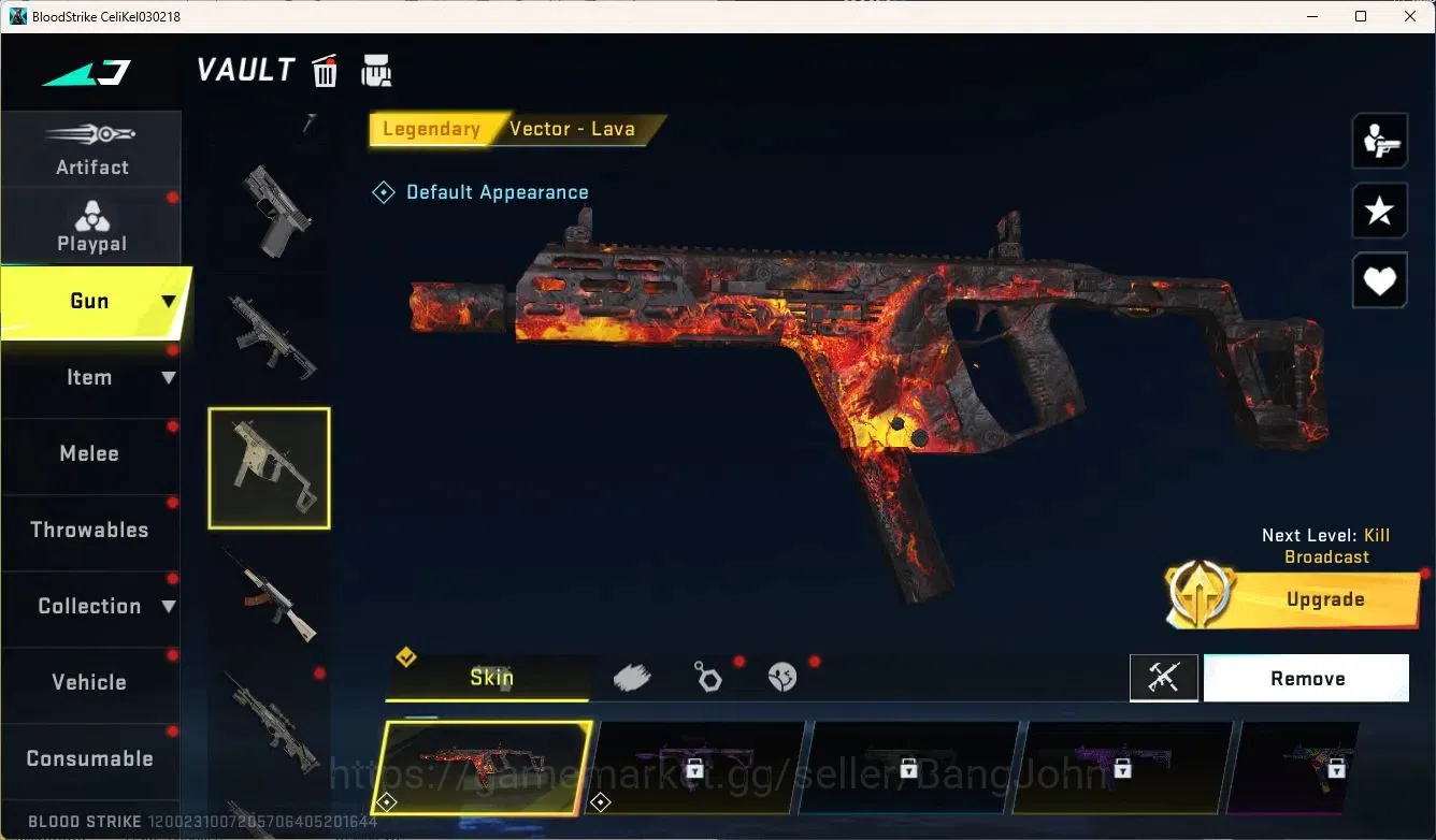 Blood Strike Accounts ASIA | Legendary Melee: Katana-Ronin | EVA MCX-EVA image 6