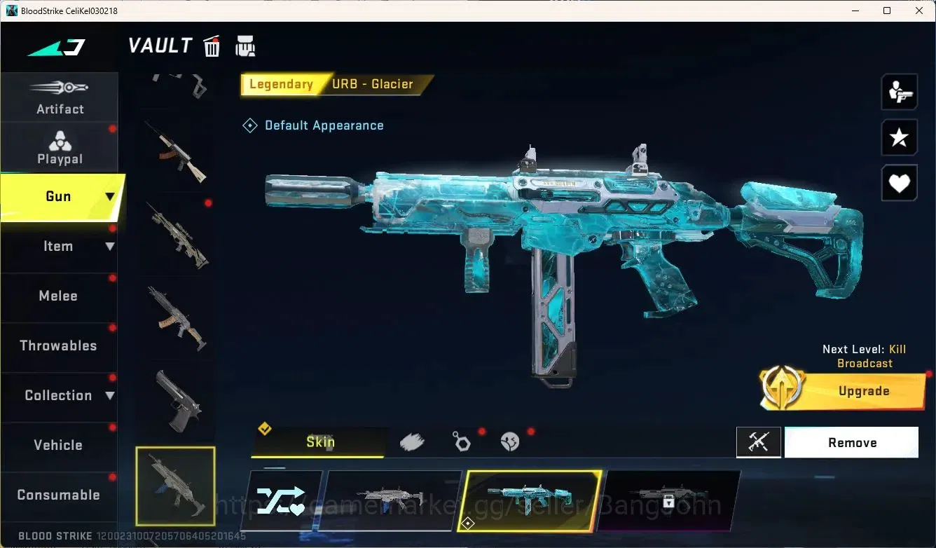 Blood Strike Accounts ASIA | Legendary Melee: Katana-Ronin | EVA MCX-EVA image 8