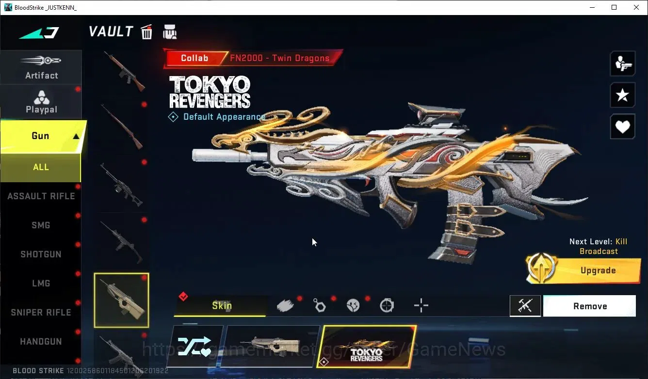 Blood Strike Accounts ASIA|ETERNAL Lv2 M700-Seraph+Collab TOKRAV FN2000, image 7