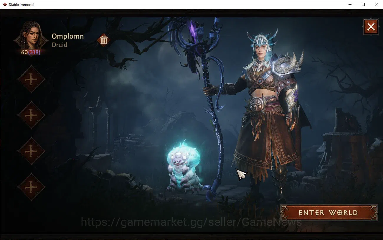 EU-Sescheron|Lv60 (318)|Druid|30K CR|Reso 465|Paragon Maledictor|Hell III|Hellquary Lv 18|Raven Weapon |CheckSS(DI1148) Diablo Immortal Accounts Mid-Tier EU-Sescheron|Lv60 (318)|Druid|30K CR|Reso 465|Paragon Maledictor|Hell III|Hellquary Lv