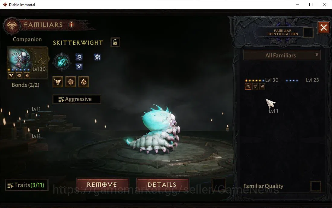 Diablo Immortal Accounts Mid-Tier EU-Sescheron|Lv60 (318)|Druid|30K CR|Reso 465|Paragon Maledictor|Hell III|Hellquary Lv 11