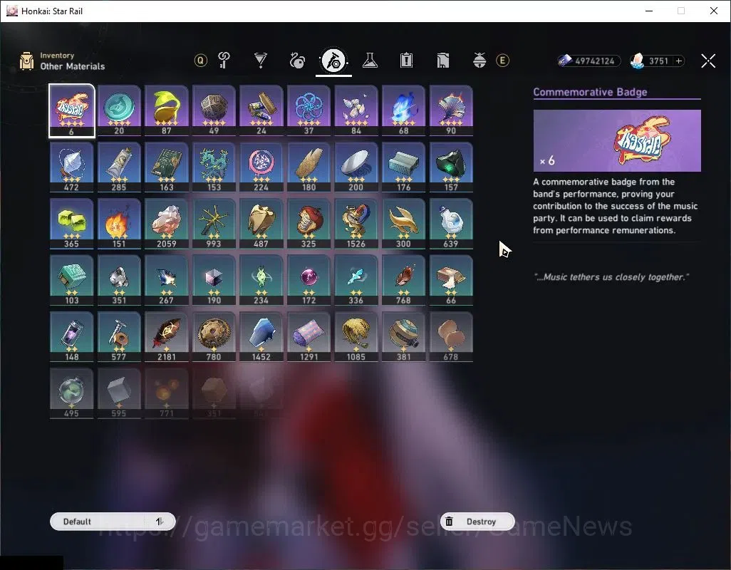 Honkai Star Rail Accounts Asia|TL 70|5 Premium Team|55 SRSP,3,7K SJ|30 Limit image 11