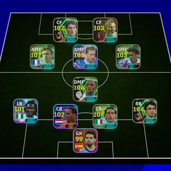 eFootball Accounts Legends & Iconic Players Mobile|PW 3183|Epic Nesta, Makélélé, Rui Costa, Oddo, Cantona,Dirk