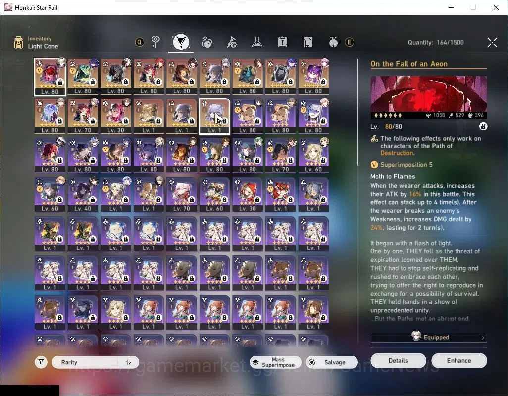 Honkai Star Rail Accounts Asia|TL70|FF PremTeam|22 Limited|[Firefly,TheDahli image 9