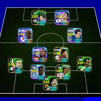 eFootball Accounts Legends & Iconic Players Android| pw 3224|Dembele 107 Blitz curler | Nmecha 104 LRT | ayase Ueda 105 low