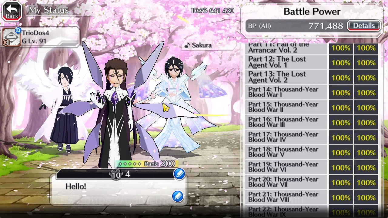 Bleach: Brave Souls Accounts [Global]50K Orbs|TYBW26 (Bambieta,Meninas,Liltoto) image 19