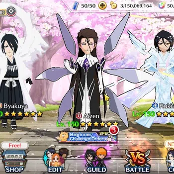 Bleach: Brave Souls Accounts Others [Global]50K Orbs|TYBW26 (Bambieta,Meninas,Liltoto),Rukia 10th