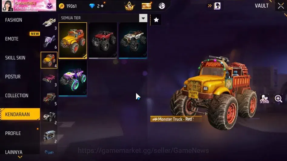 Free Fire Accounts Indonesia|M1887 Hand of Hope|MP40 Predator Cobra Lv 4|Solar Eclipse,Lunar Eclipse Bundle|130 Vault 70 18