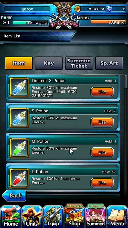 Grand Summoners Accounts Global|Rank 31|Fresh Story|3 Ascend[Yuyuko Saigyou image 5